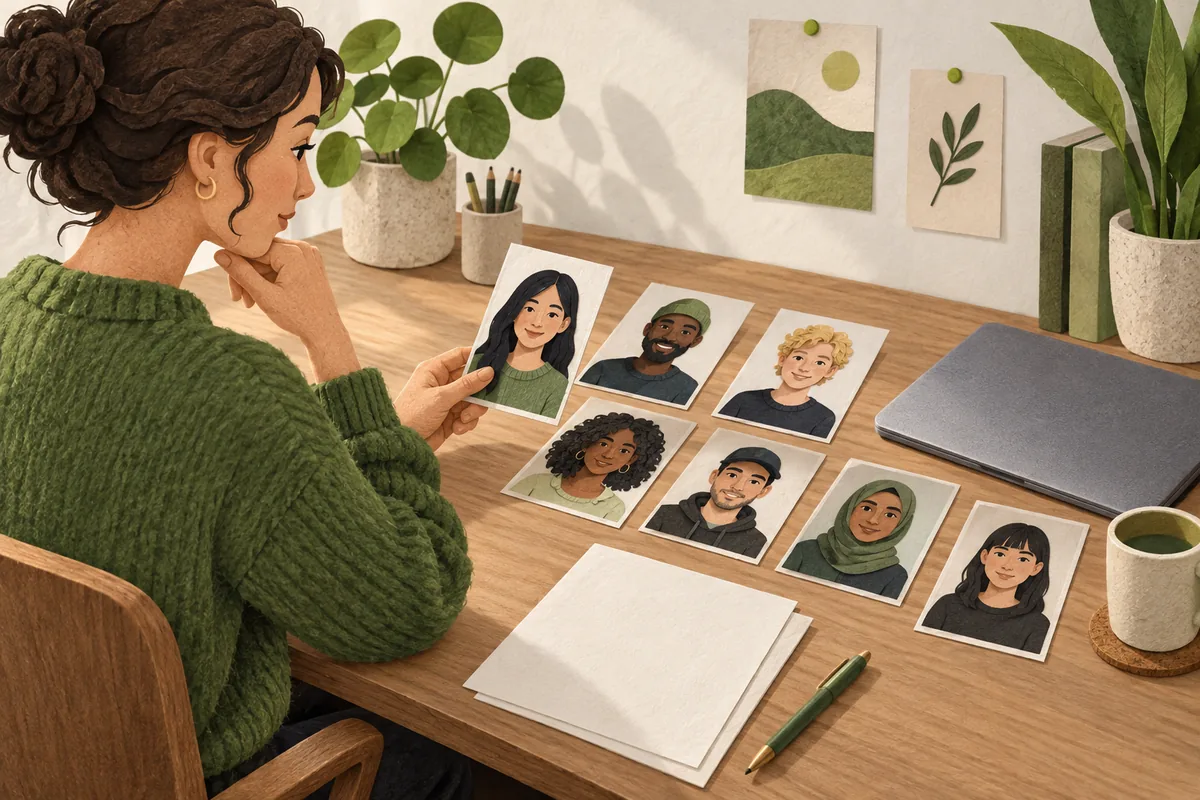 A creator outreach list being reviewed and organized before messages are sent